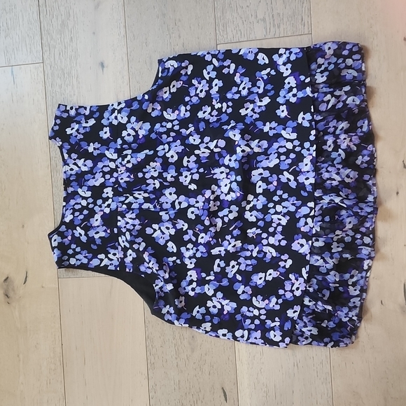 Kate Spade Silk Floral Blouse XL - Picture 4 of 7